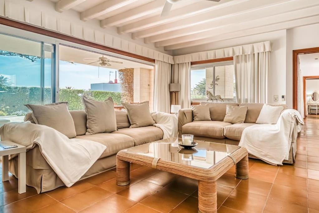 La Calma Espectacular Villa Con Jardin Y Piscina En Menorca S'Algar Exterior foto