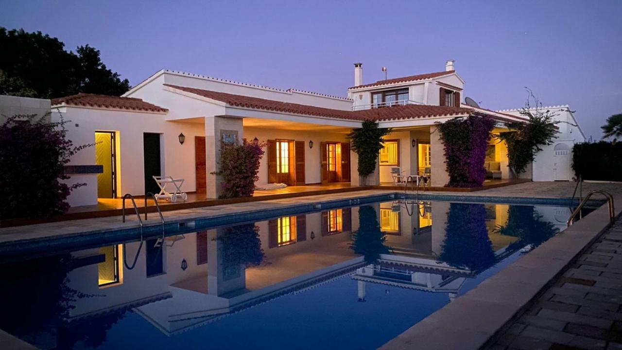 La Calma Espectacular Villa Con Jardin Y Piscina En Menorca S'Algar Exterior foto