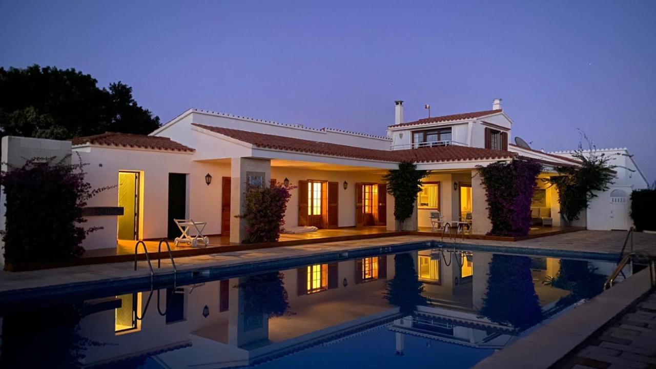 La Calma Espectacular Villa Con Jardin Y Piscina En Menorca S'Algar Exterior foto