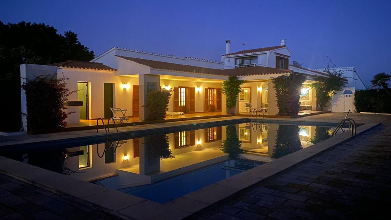La Calma Espectacular Villa Con Jardin Y Piscina En Menorca S'Algar Exterior foto
